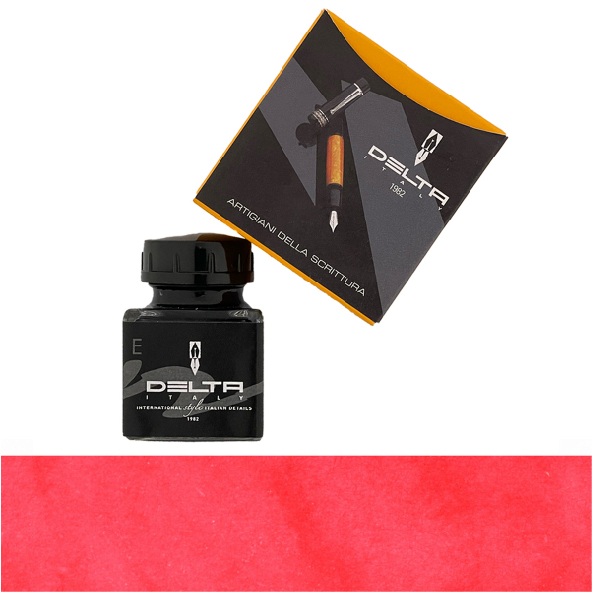 Delta Ink Colors - Inchiostro Stilografico - 03 Rosso Pompeiano 25ml