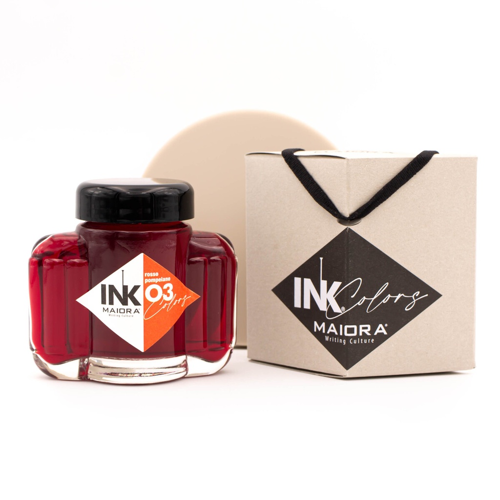 Maiora Ink Colors - Inchiostro Stilografico - 03 Rosso Pompeiano 67ml