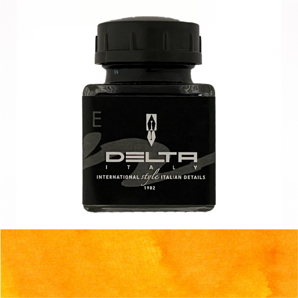 Delta Ink Colors - Fountain Pen Ink - 05 Giallo Tufo 0.9 Oz
