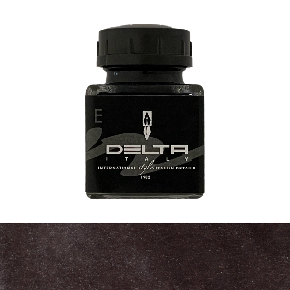 Delta Ink Colors - Inchiostro Stilografico - 08 Nero Vesuvio 25ml