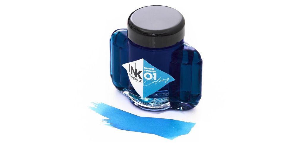 Maiora Ink Colors - Fountain Pen Ink - 01 Turchese Partenope 2,3 Oz