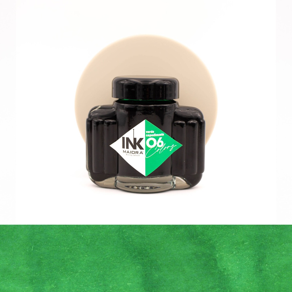 Maiora Ink Colors - Fountain Pen Ink - 06 Verde Capodimonte 2,3 Oz