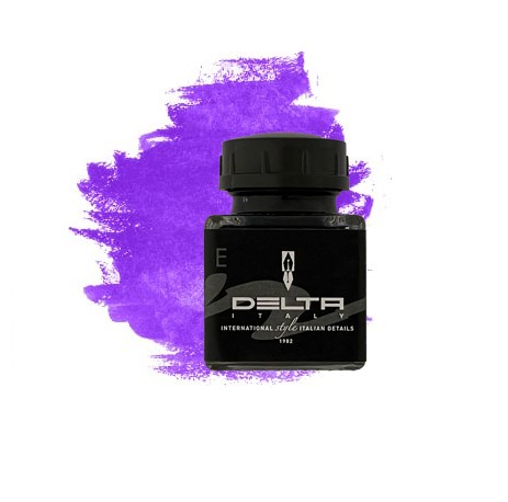 Delta Ink Colors - Fountain Pen Ink - 02 Viola Amalfitano 0.9 Oz