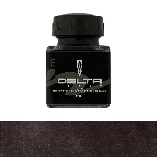 Delta Ink Colors - Fountain Pen Ink - 08 Nero Vesuvio 0.9 Oz
