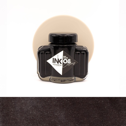 Maiora Ink Colors - Fountain Pen Ink - 08 Nero Vesuvio 2,3 Oz